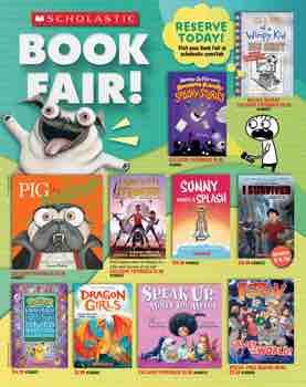 Scholastic Book Fairs Spring 22 Booklist for MS Case