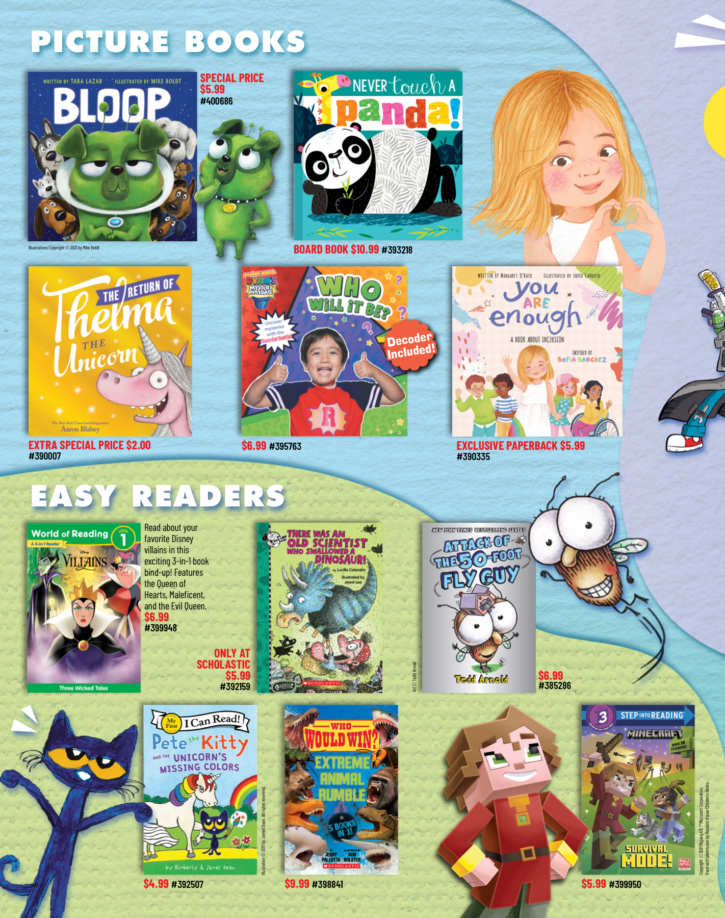 Scholastic Book Fairs Fall 21 Booklist for ES Case