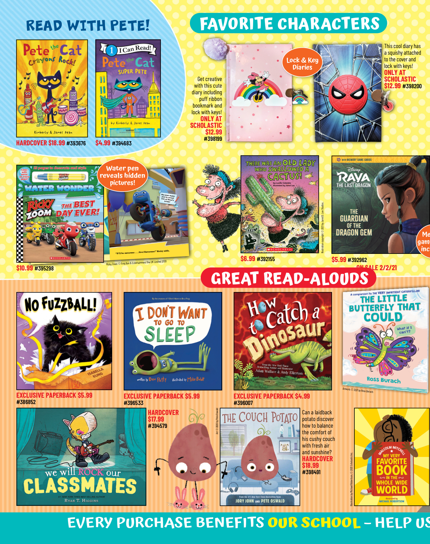 Scholastic Book Fairs Fall 21 Booklist for ES Case