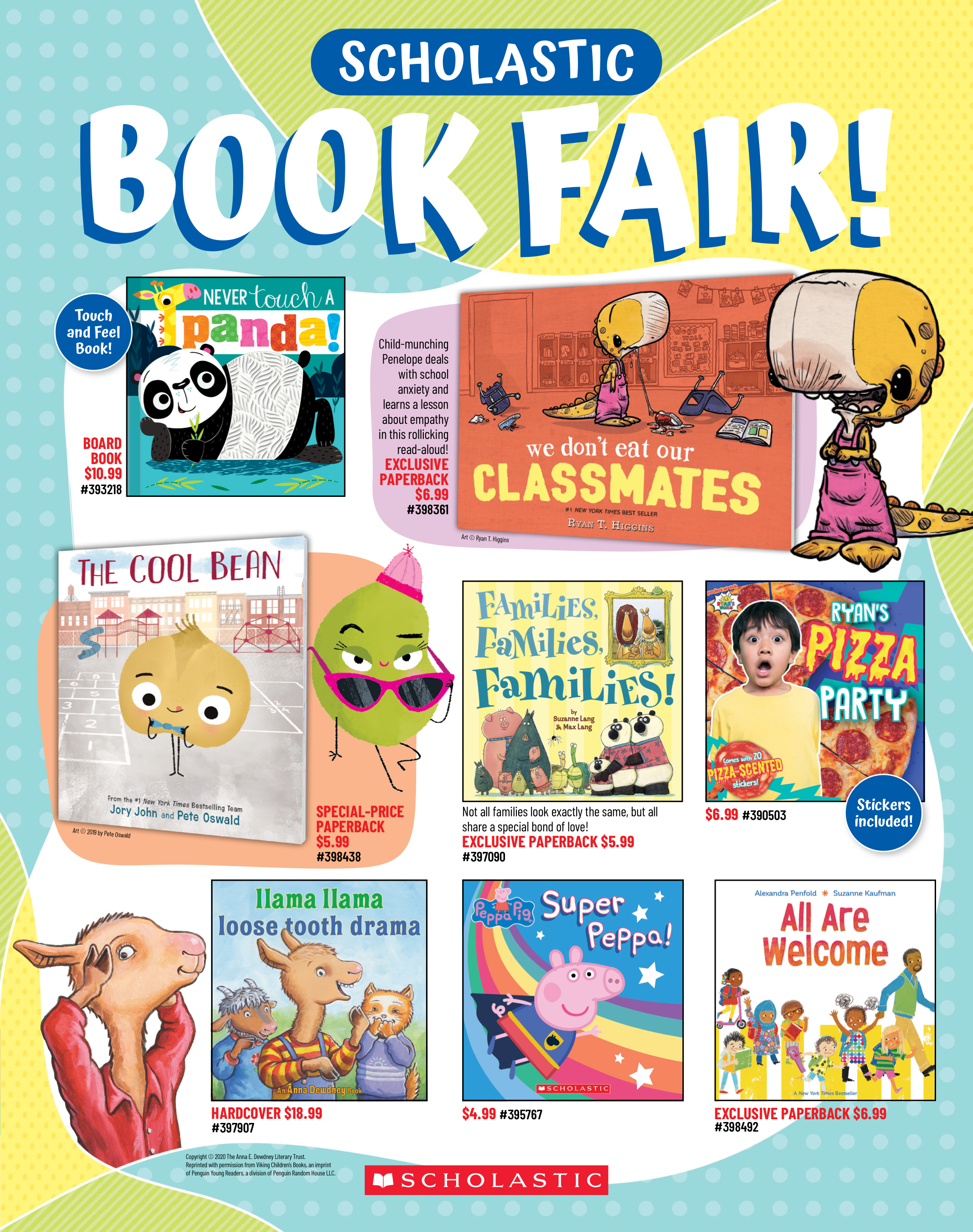 Scholastic Book Fairs Spring 22 Booklist for MS Case