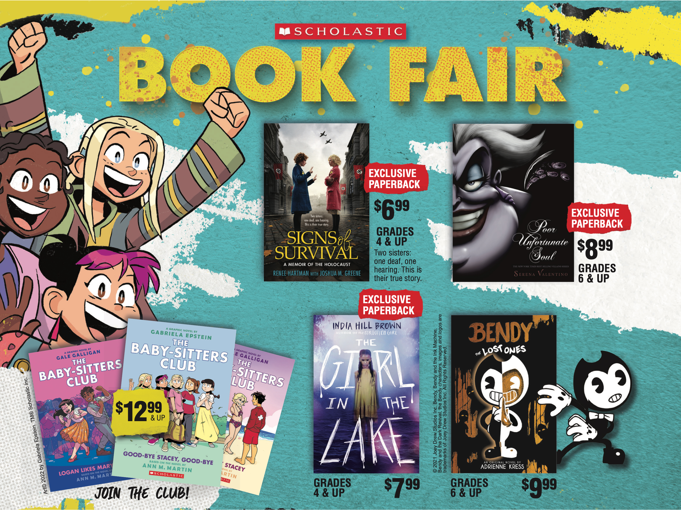 Scholastic Book Fairs Spring 22 Booklist for MS Case