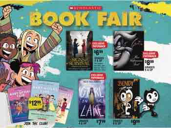Scholastic Book Fairs Spring 22 Booklist for 6Up Case