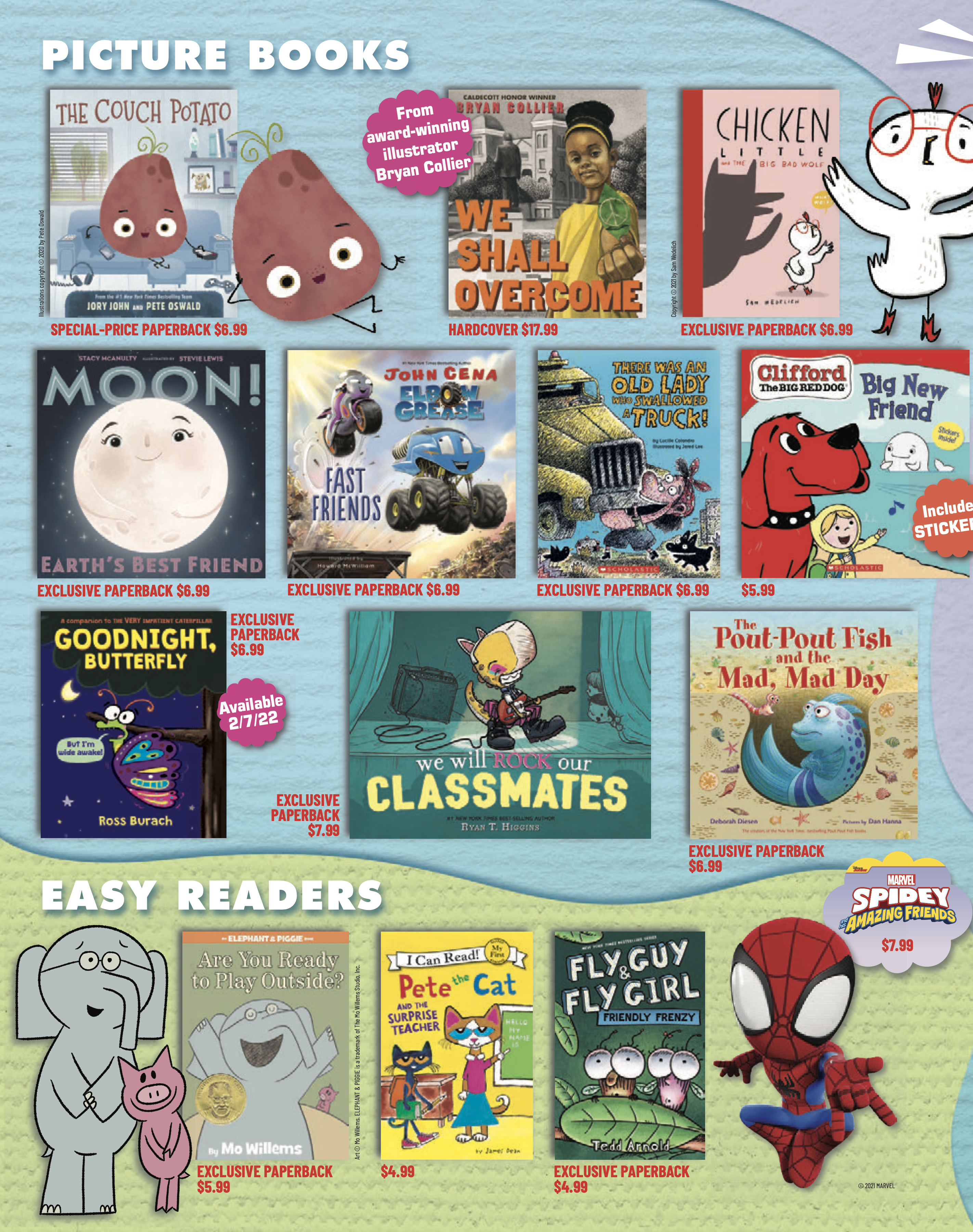 Scholastic Book Fairs F23 Booklist for ES Case