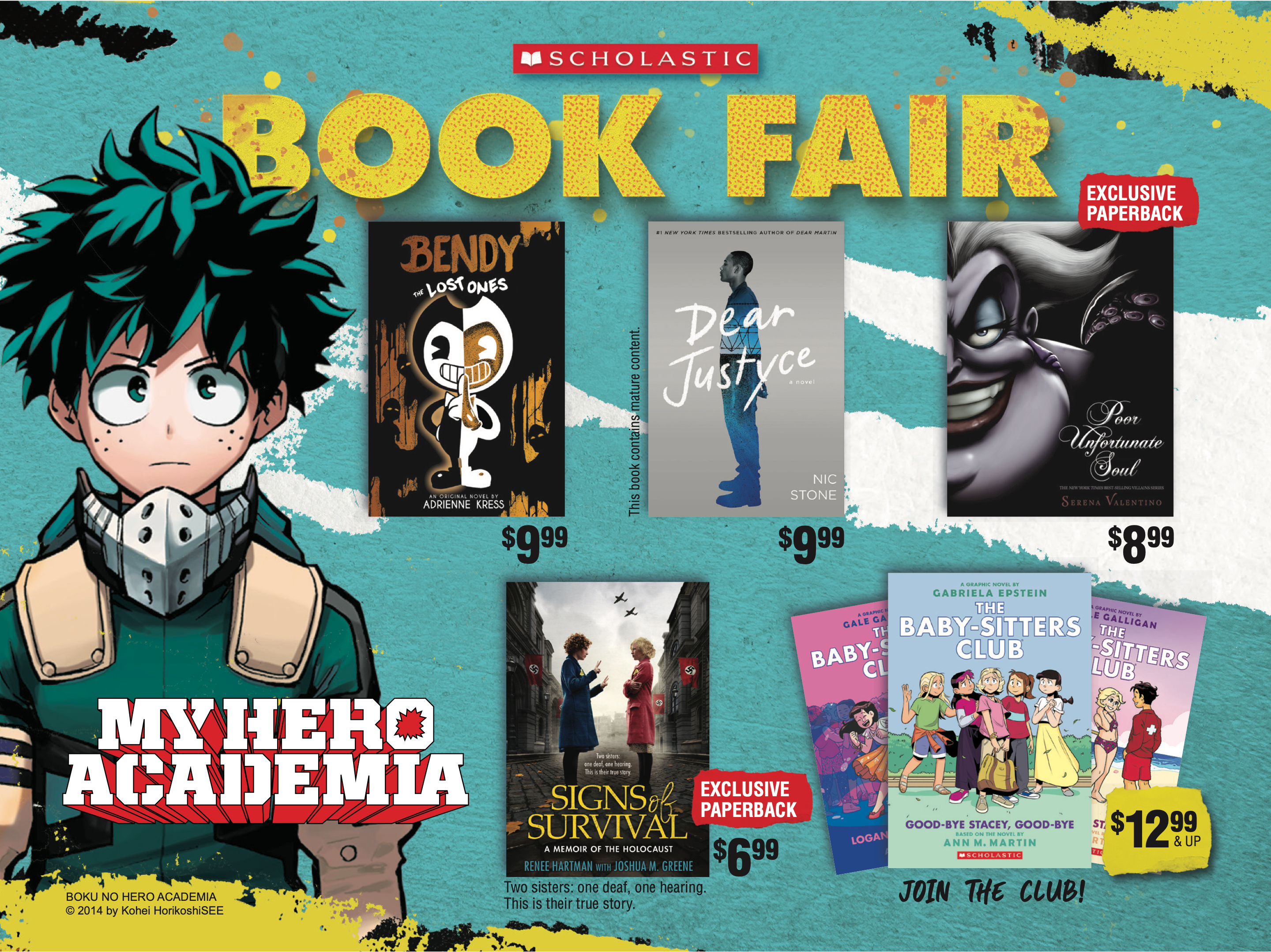 Scholastic Book Fairs Spring 22 Booklist for MS Case