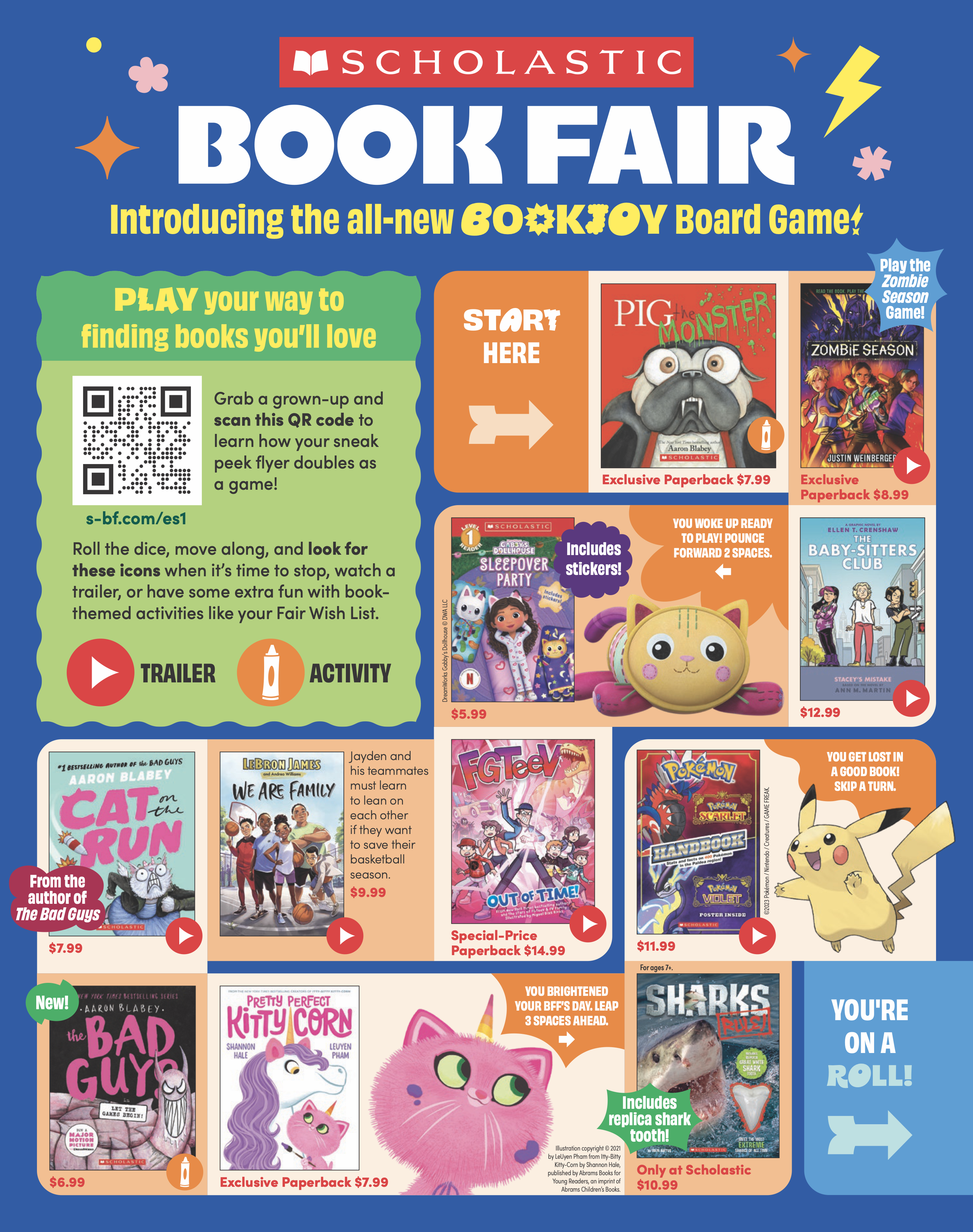 Scholastic Book Fairs F23 Booklist for ES Case