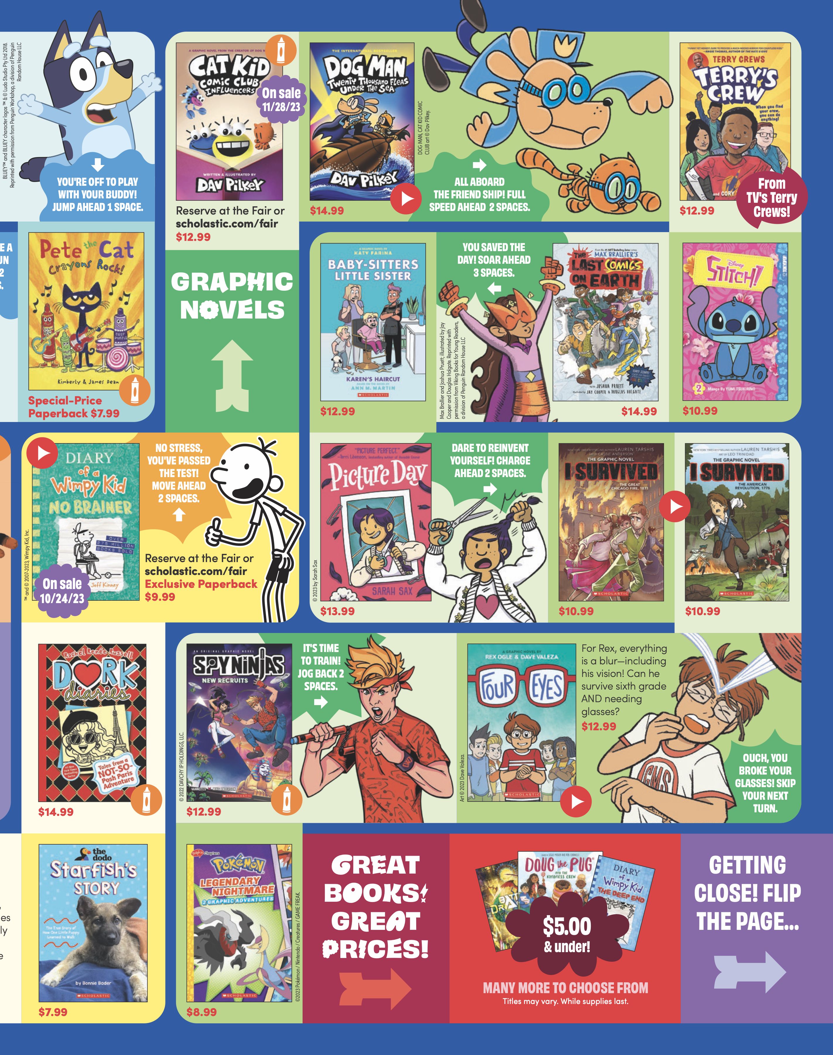 Scholastic Book Fairs F23 Booklist for ES Case