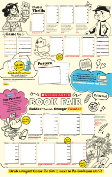 Scholastic Book Fairs F23-2 Booklist for ES Case