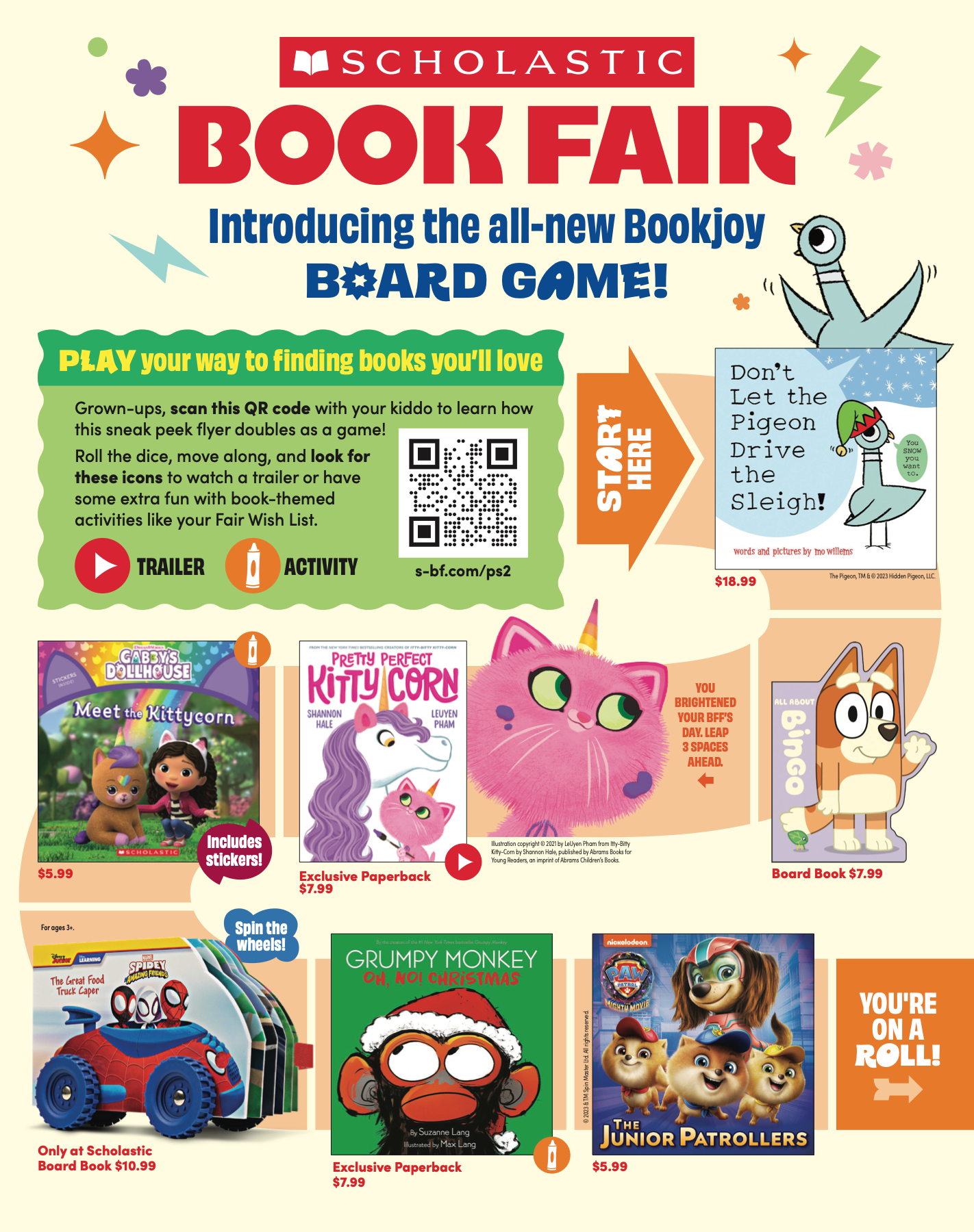 Scholastic Book Fairs F23 Booklist for ES Case