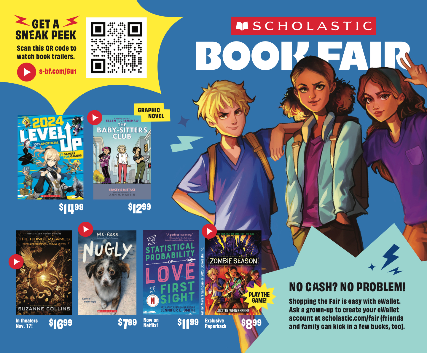 Scholastic Book Fairs F23-2 Booklist for ES Case