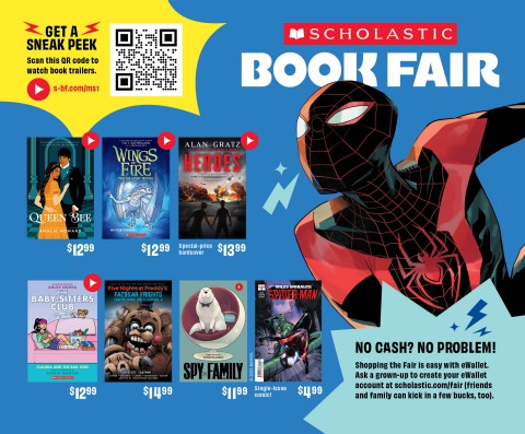 Scholastic Book Fairs Fall 22 Booklist for MS Case